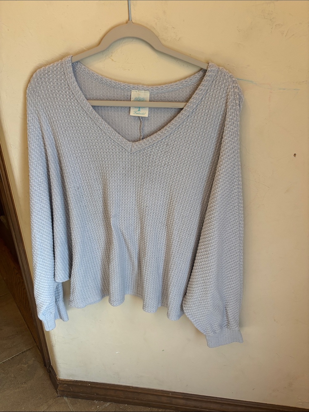 Freeloader waffle
Knit top xl